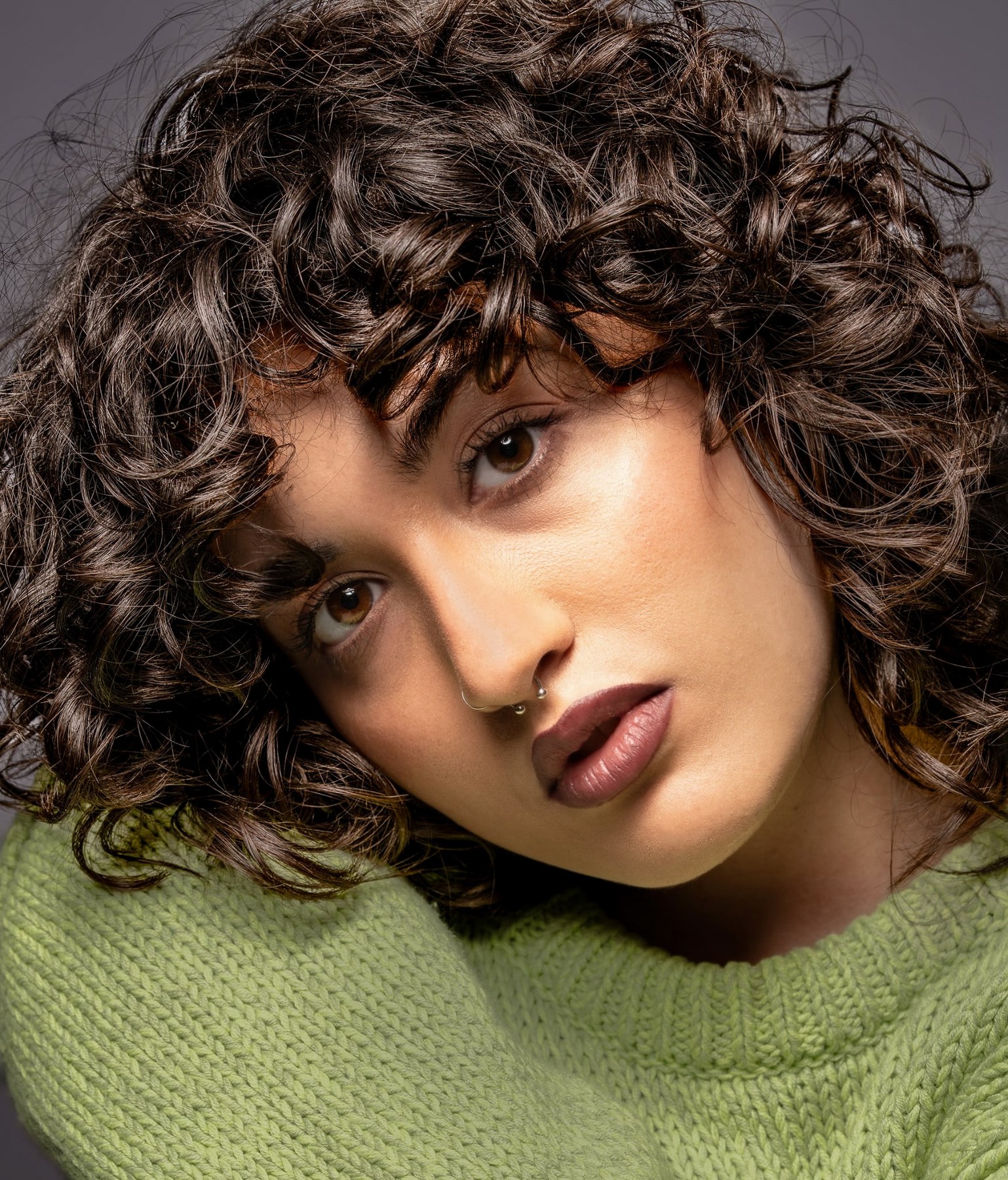Beauty close-up portrait