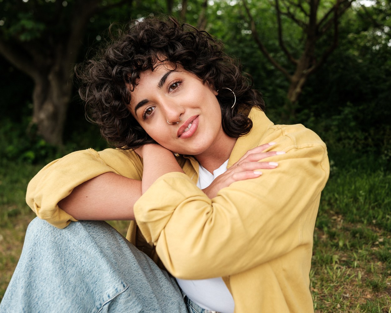Outdoor lifestyle portrait